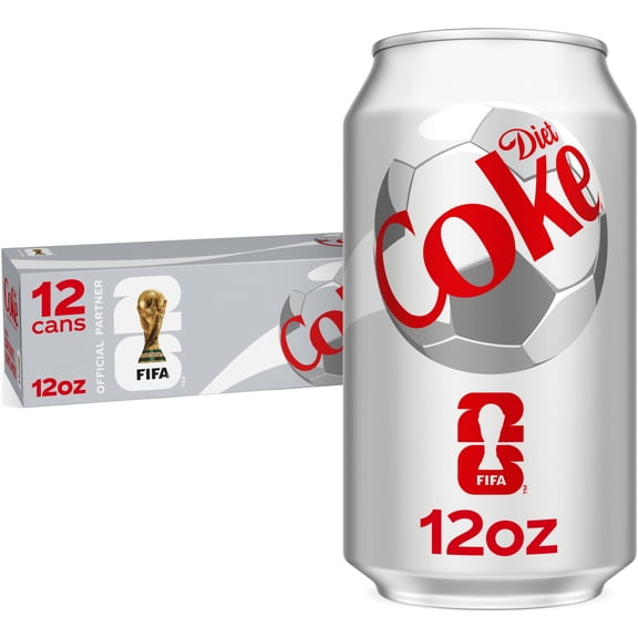 Diet Coke Soda Fridge Pack Cans, 12 fl oz, 12 pack