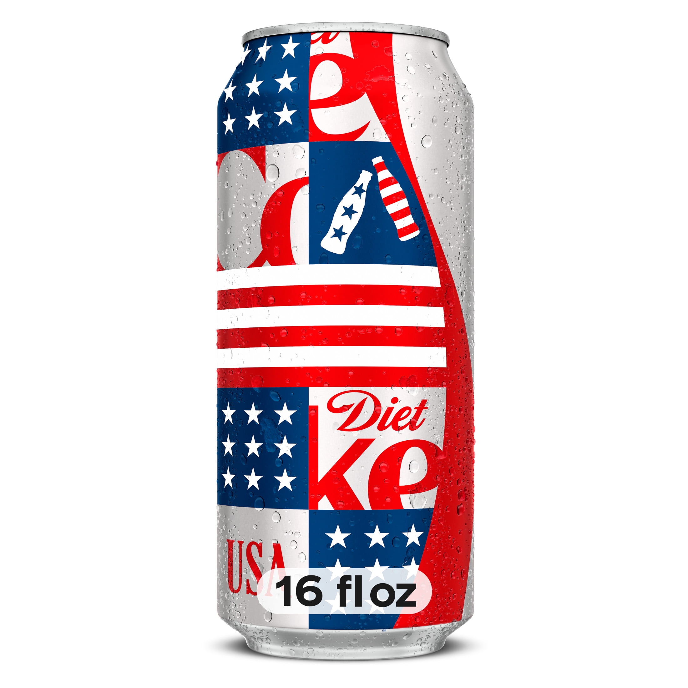 Diet Coke Soda Pop Can, 16 fl oz