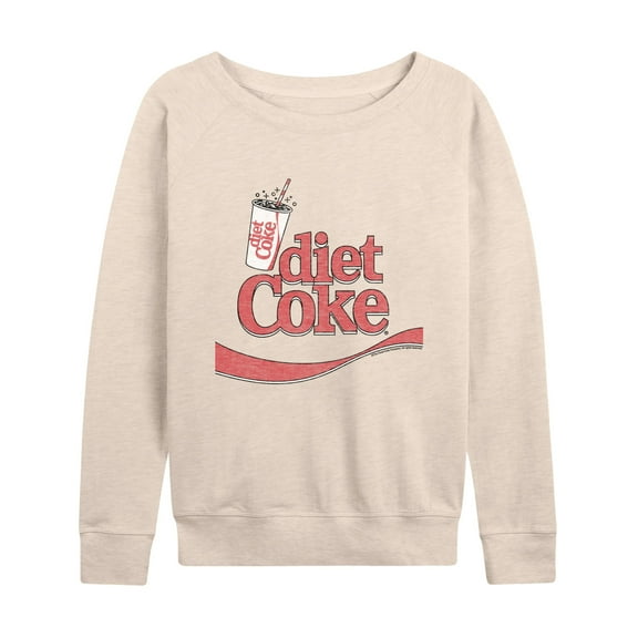Diet Coke - Drink Diet Coke - Womens French Terry Long Sleeve Shirt