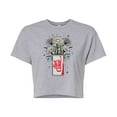 thumbnail image 1 of Diet Coke - Flowers With Coke Can - Juniors Cropped Cotton Blend T-Shirt, 1 of 5