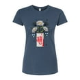 thumbnail image 1 of Diet Coke - Flowers With Coke Can - Juniors Fitted Graphic T-Shirt, 1 of 5