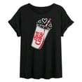 thumbnail image 1 of Diet Coke - Heart Bubbles - Women's Oversized T-Shirt, 1 of 5