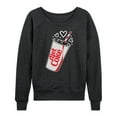 thumbnail image 1 of Diet Coke - Heart Bubbles - Women's French Terry Pullover Sweatshirt, 1 of 5