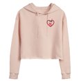 thumbnail image 1 of Diet Coke - Heart - Juniors Cropped Fleece Hoodie Sweatshirt, 1 of 4