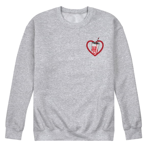 Diet Coke - Heart - Men's Crew Fleece Sweatshirt