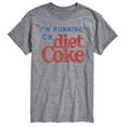 thumbnail image 1 of Diet Coke - I'm Running on Diet Coke - Men's Short Sleeve Graphic T-Shirt, 1 of 4