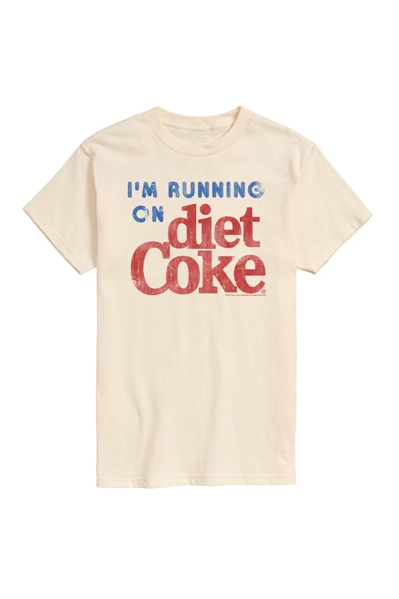 - I'm Running on Diet Coke - Men's Short Sleeve Graphic T-Shirt