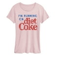 thumbnail image 1 of Diet Coke - I'm Running on Diet Coke - Women's Short Sleeve Graphic T-Shirt, 1 of 3