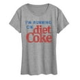 thumbnail image 1 of Diet Coke - I'm Running on Diet Coke - Women's Short Sleeve Graphic T-Shirt, 1 of 4