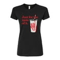 thumbnail image 1 of Diet Coke - Just For The Taste Of It - Juniors Fitted Graphic T-Shirt, 1 of 5