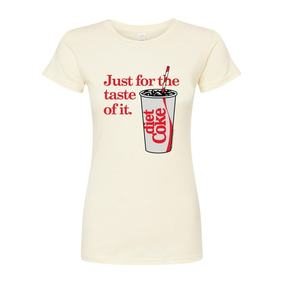Diet Coke - Just For The Taste Of It - Juniors Fitted Graphic T-Shirt