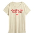 thumbnail image 1 of Diet Coke - Just For The Taste Of It - Ladies Short Sleeve Graphic T-Shirt, 1 of 5