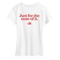 thumbnail image 1 of Diet Coke - Just For The Taste Of It - Ladies Short Sleeve Graphic T-Shirt, 1 of 5