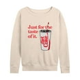 thumbnail image 1 of Diet Coke - Just For The Taste Of It - Women's Lightweight French Terry Long Sleeve Shirt, 1 of 5
