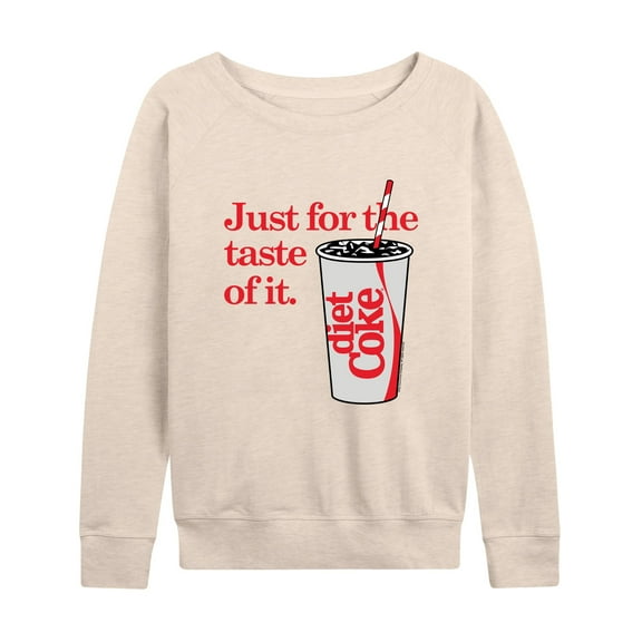 Diet Coke - Just For The Taste Of It - Women's Lightweight French Terry Long Sleeve Shirt