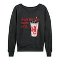 thumbnail image 1 of Diet Coke - Just For The Taste Of It - Women's Lightweight French Terry Long Sleeve Shirt, 1 of 5