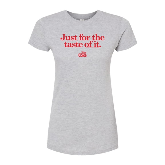 Diet Coke - Just for the Taste of it - Juniors Fitted Graphic T-Shirt