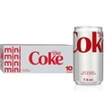 Diet Coke MiniCan 7.5oz, 10 Pack (Package May Vary)