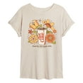 thumbnail image 1 of Diet Coke - Retro Flowers - Juniors Oversized Graphic T-Shirt, 1 of 4