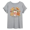 thumbnail image 1 of Diet Coke - Retro Flowers - Juniors Oversized Graphic T-Shirt, 1 of 4