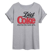 Diet Coke - Retro Logo - Womens Oversized T-Shirt