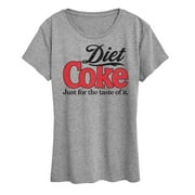 Diet Coke - Retro Logo - Womens Short Sleeve Graphic T-Shirt
