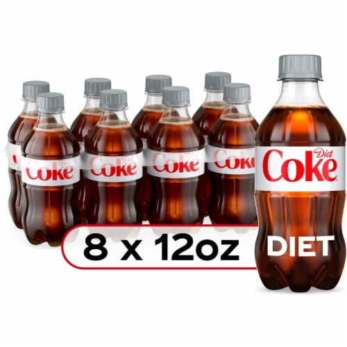 Diet Coke Soda Bottles 8 pk / 12 fl oz - Pack of 2