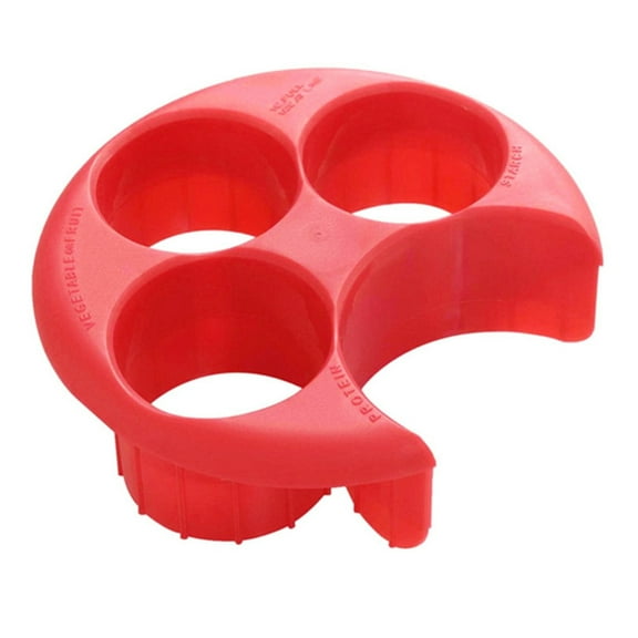 Diet Control Plate Measures your Food Right on the Plate Home Keep Diet Portion Control Plate