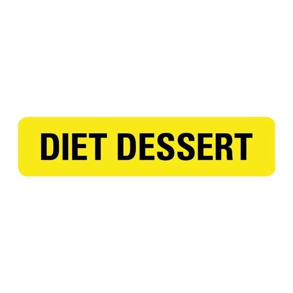 Diet Dessert Labels