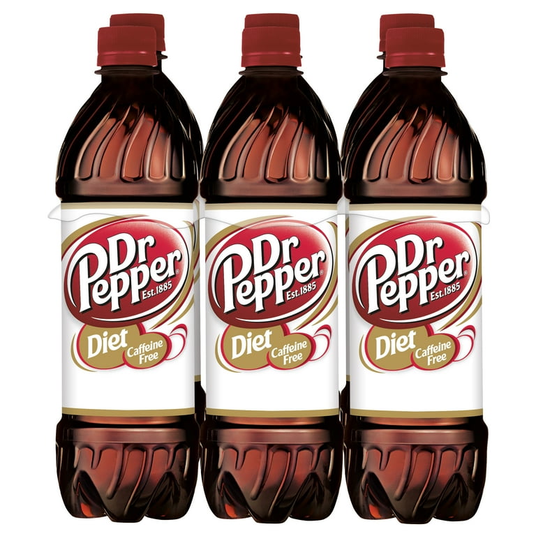 Diet Dr Pepper 8 Pack 16 Oz Glass Bottles Vintage Empty Sugar Free W/Case!!