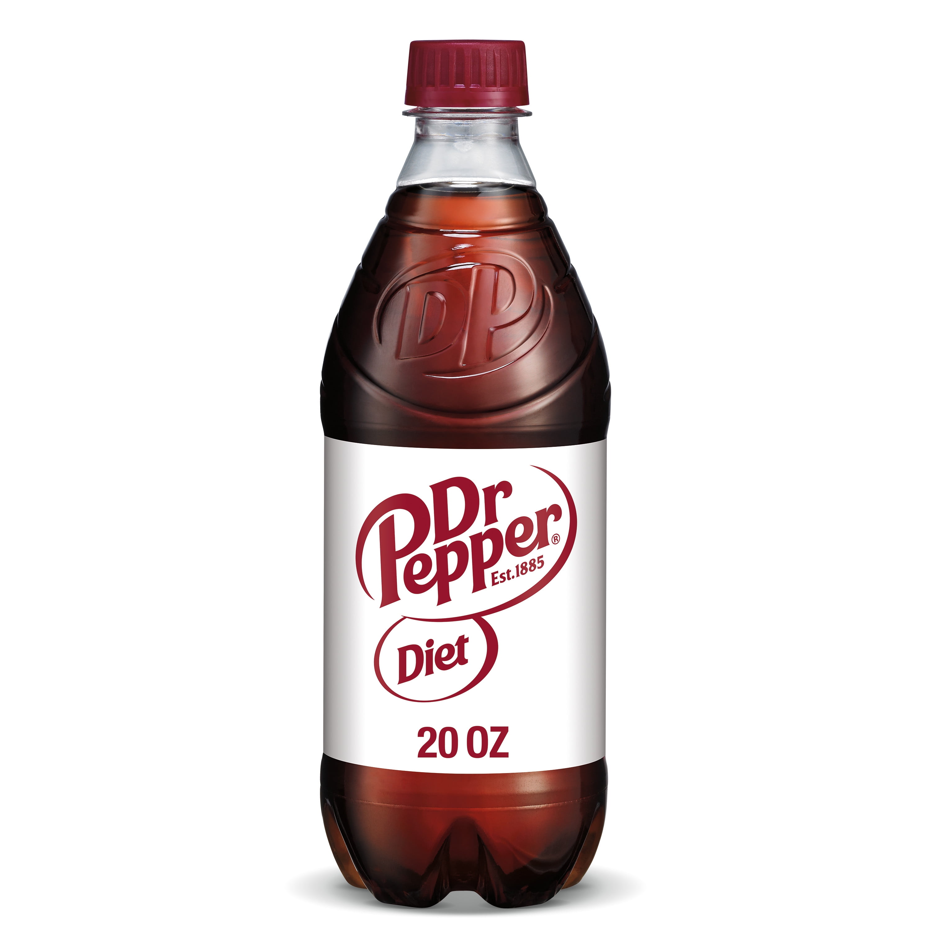 Diet Dr Pepper Soda 20oz Bottles, Quantity of 24