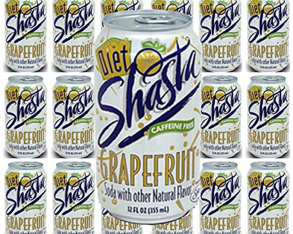 Diet Grapefruit Soda, 12 Fl Oz, 18 Cans, Total 216 Fl Oz