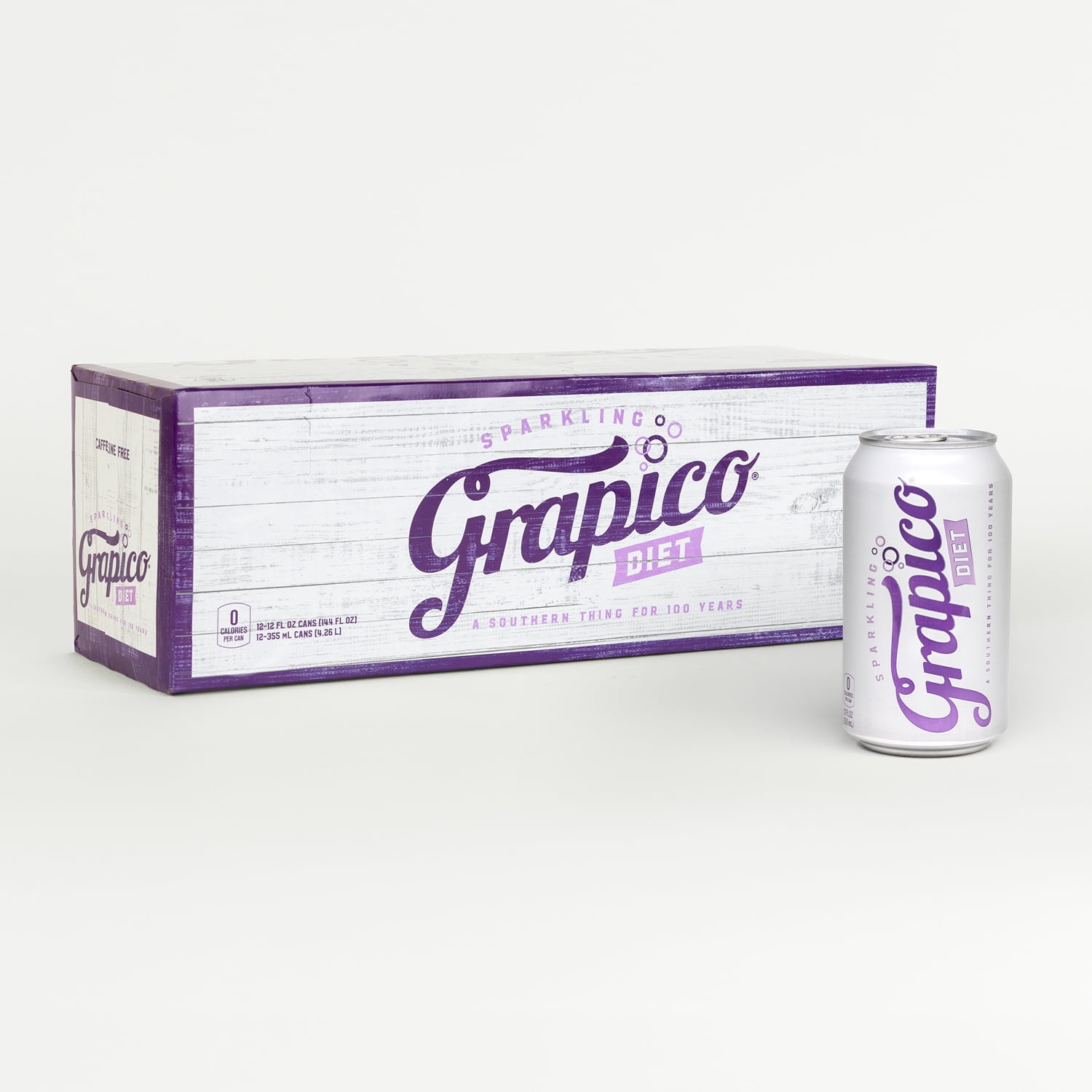 Diet Grapico Caffeine-Free Soda, 12 Fl. Oz., 12 Count