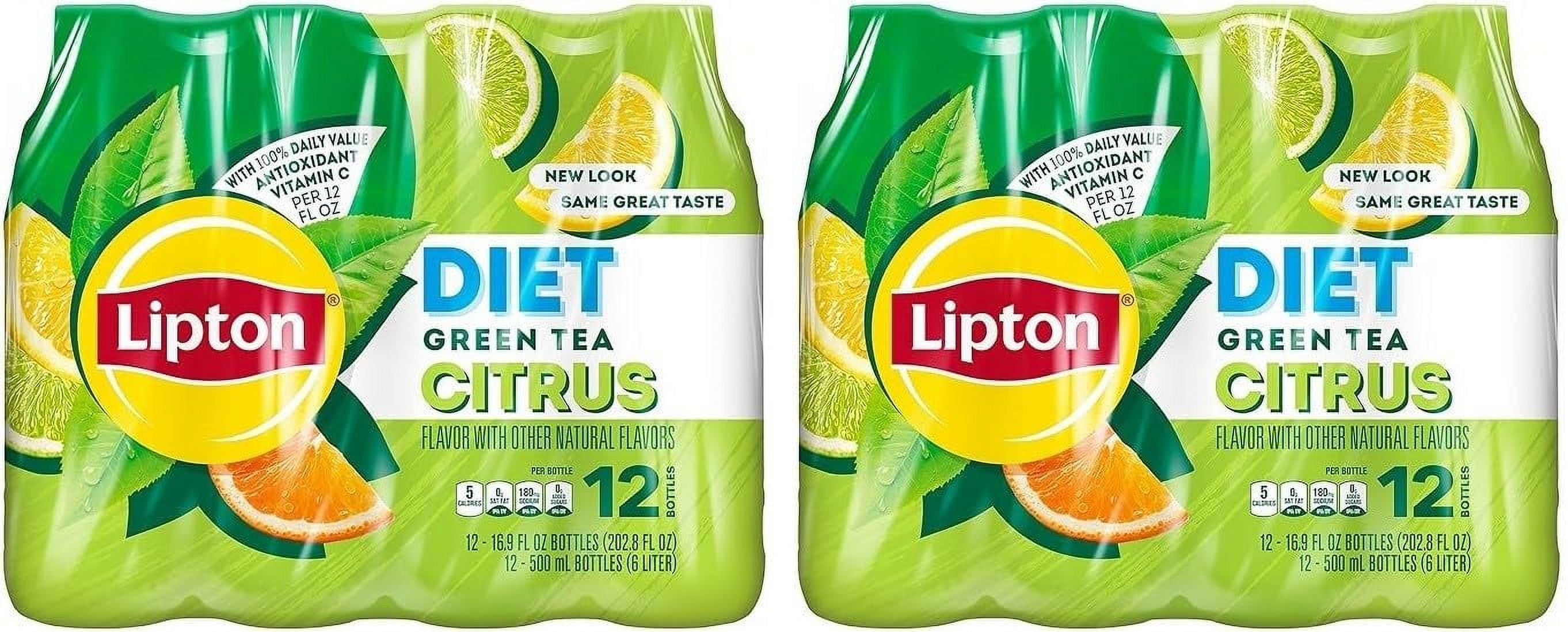 Diet Green Iced Tea Citrus Flavor With Other Natural Flavors With