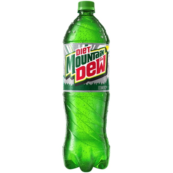 Diet Mountain Dew Citrus Soda Pop, 1.25 Liter Bottle