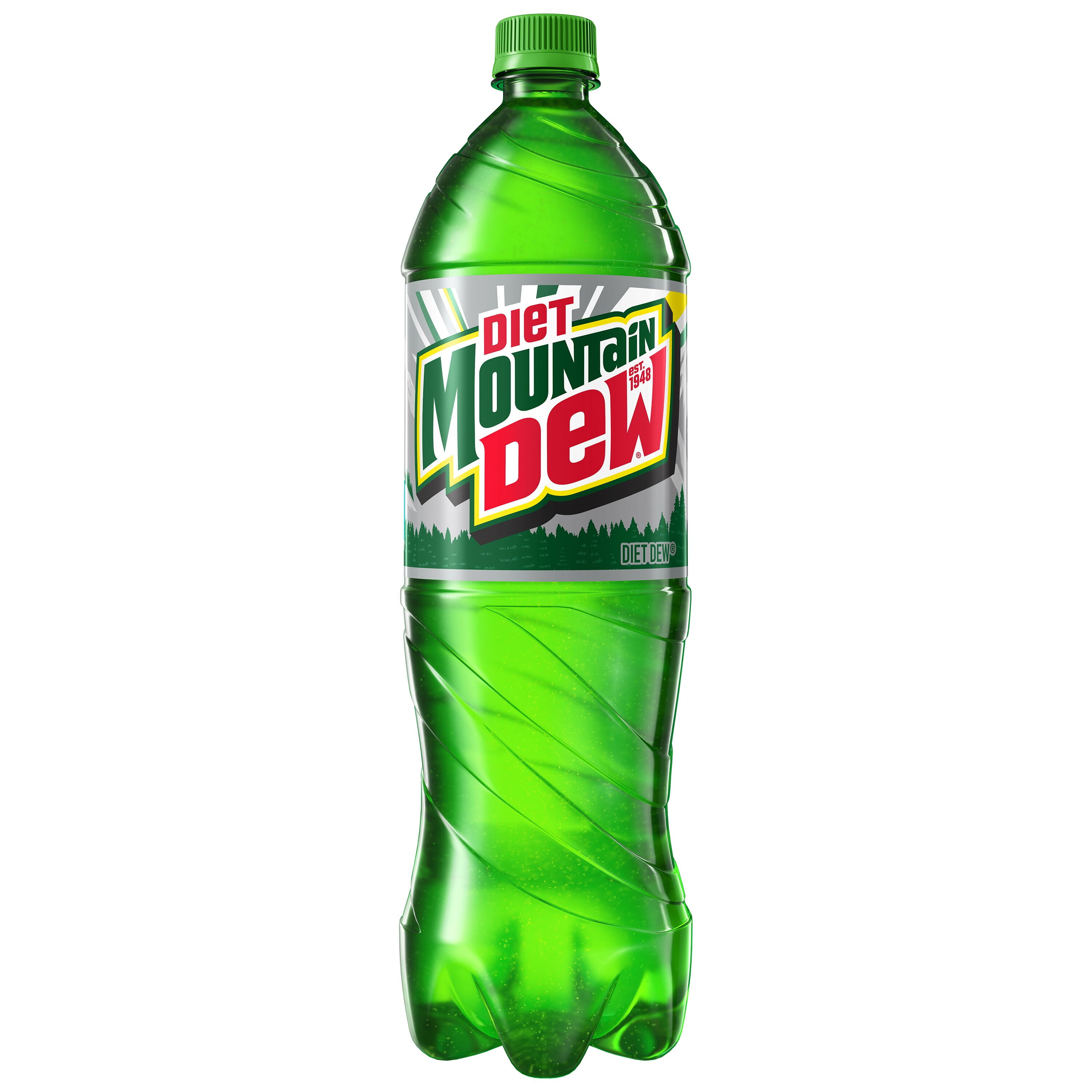 Diet Mountain Dew Citrus Soda Pop, 1.25 Liter Bottle