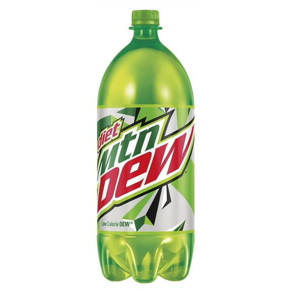 Diet Mountain Dew Citrus Soda Pop, 2 Liter Bottle (Pack of 6)