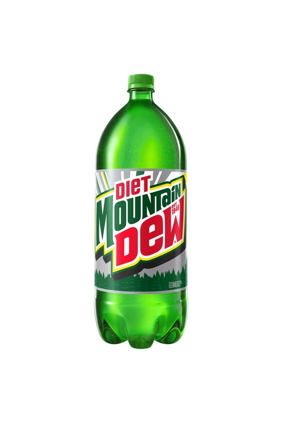 Diet Mountain Dew Citrus Soda Pop, 2 Liter Bottle