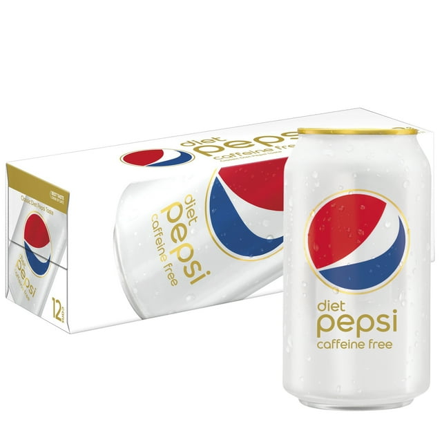 Diet Pepsi Caffeine Free Soda 12oz Cans (Pack of 36)