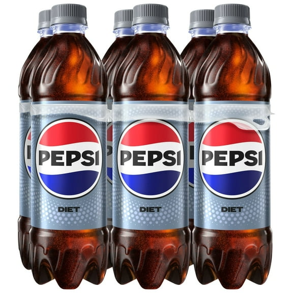 Diet Pepsi Cola Soda Bottles