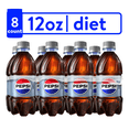 thumbnail image 1 of Diet Pepsi Cola Soda Pop, 12 fl oz, 8 Pack Bottles, 1 of 5
