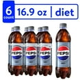 thumbnail image 1 of Diet Pepsi Cola Soda Pop, 16.9 fl oz, 6 Pack Bottles, 1 of 6