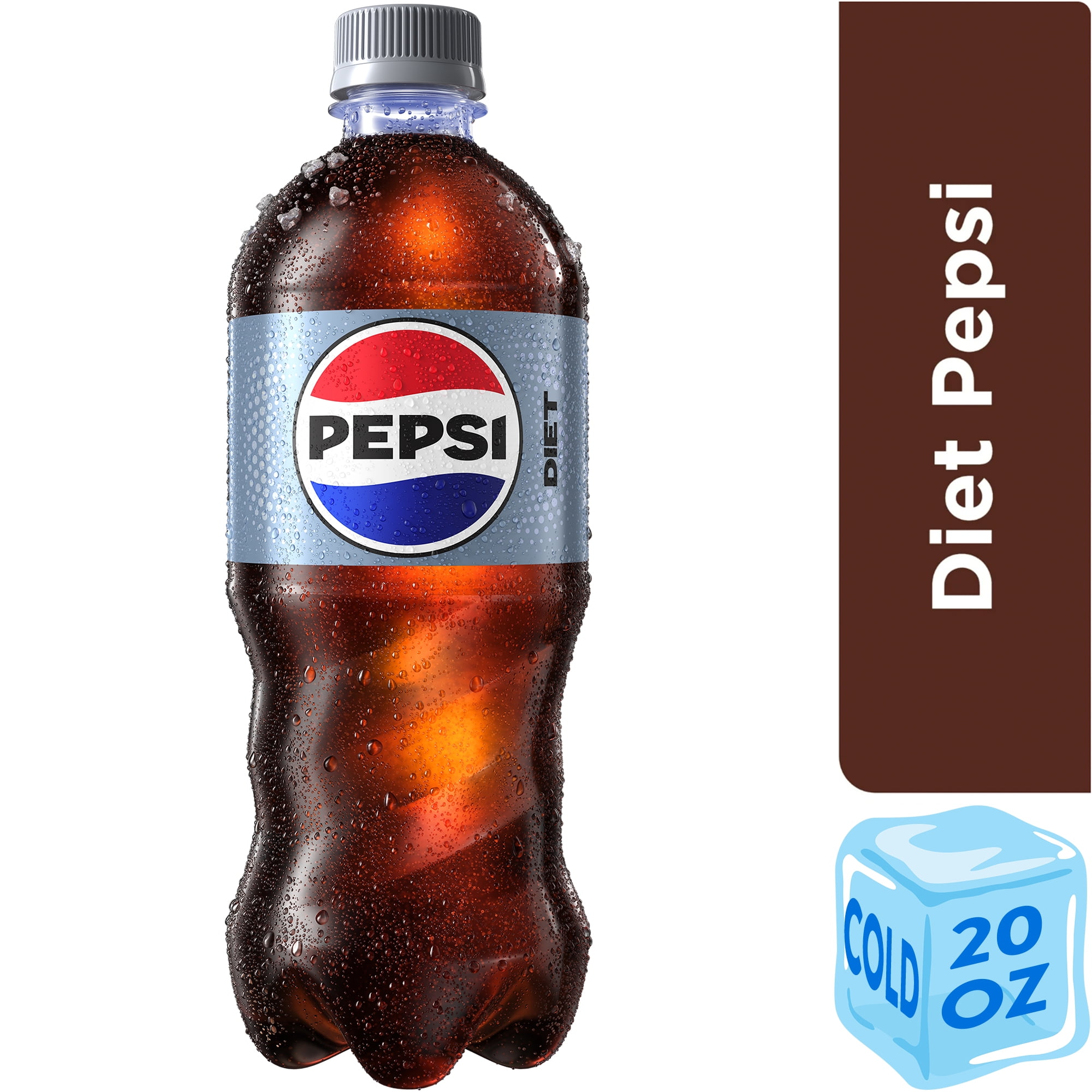 Diet Pepsi Original Mi Dep Soda Pop, 20 fl oz, PET 24 Pack