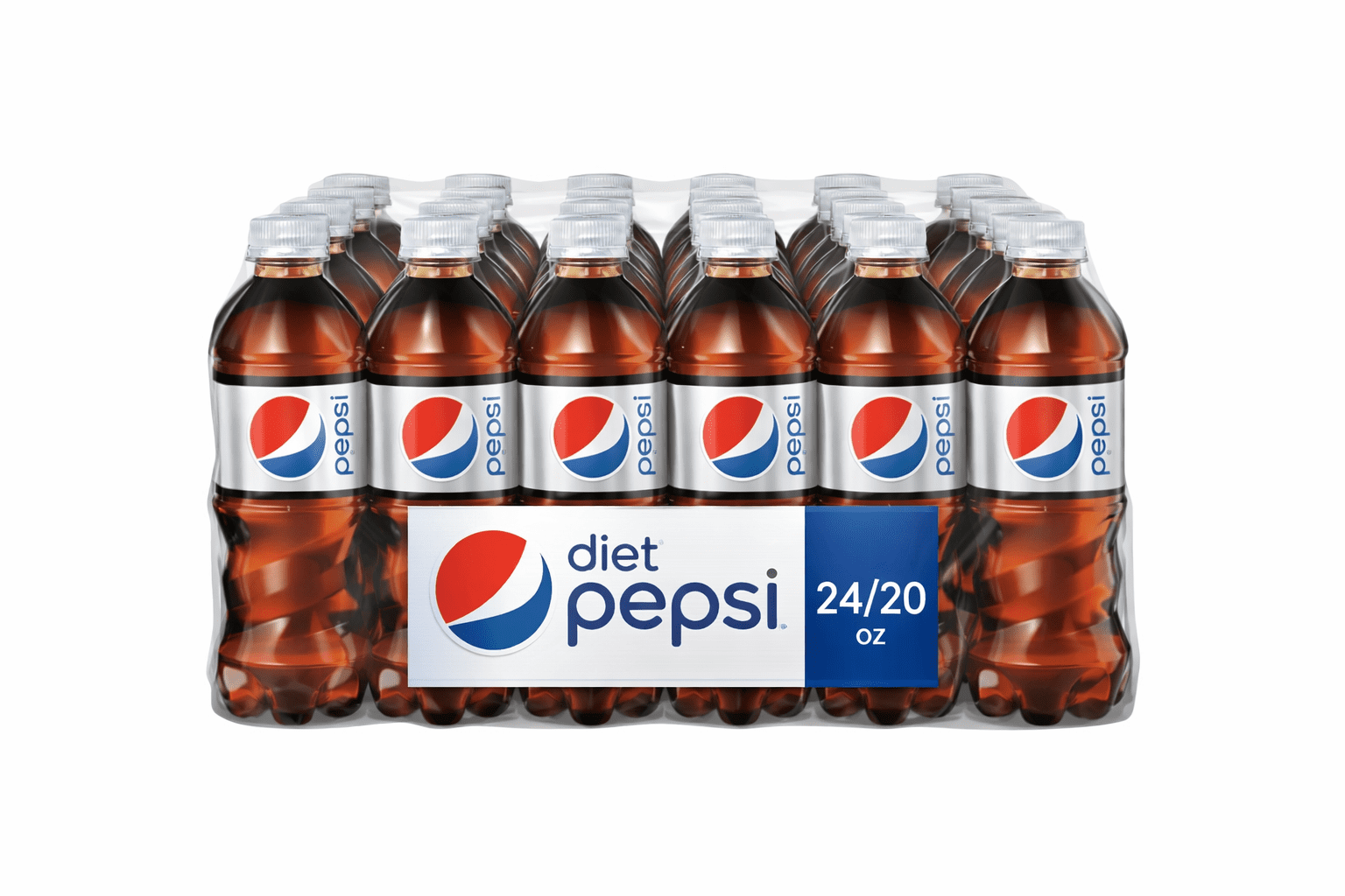 Diet Pepsi Soda, 24 Pack, 20 oz Plastic Bottles, Zero Sugar Diet Cola Carbonated Soft Drink