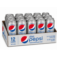 thumbnail image 1 of Diet Pepsi Soda, Zero Sugar Cola Soft Drink, 12 fl oz Cans, 12 Pack, 1 of 8