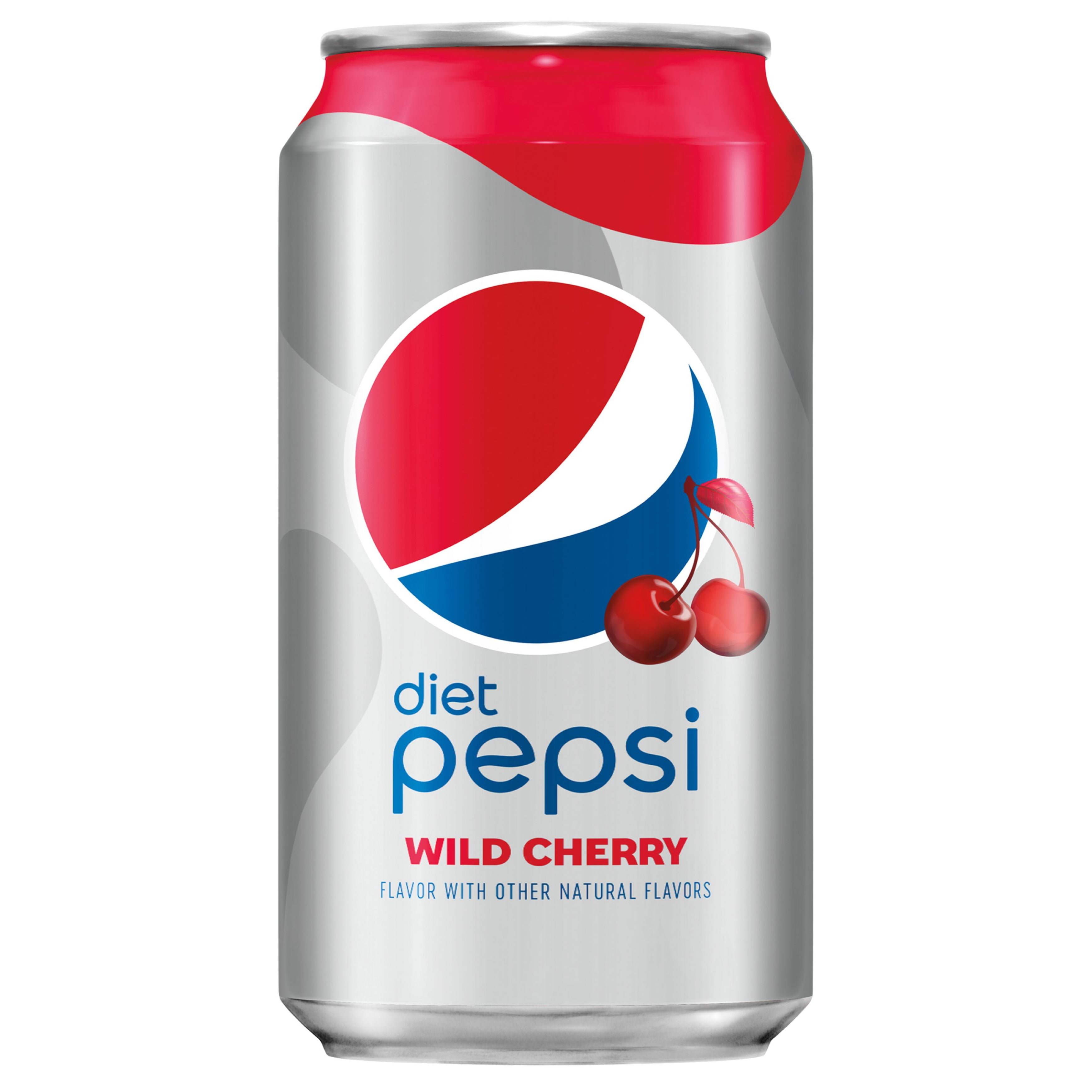 Diet Pepsi Wild Cherry Soda 12oz Cans, Quantity of 24