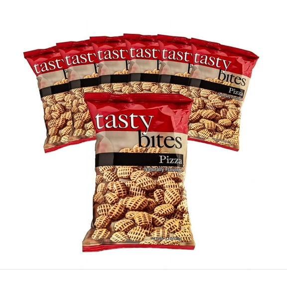 Diet Protein to Go High Protein Tasty Bites, Protein Snack, 7 Bags (Pizza, 1.3 oz, 7 Pack)