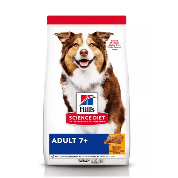 Diet Senior Adult 7+ Chicken, Barley and Brown Rice Recipe Dry Dog Food 33 lb