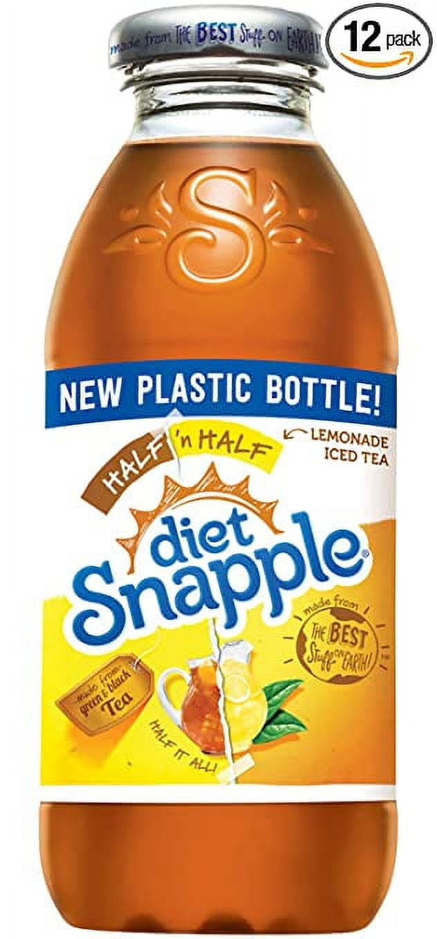 Diet Snapple Half 'n Half, 16 fl oz (12 Plastic Bottles)