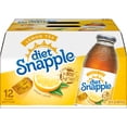 thumbnail image 1 of Diet Snapple Lemon Tea, 16 fl oz glass bottles, 12 pack, 1 of 6